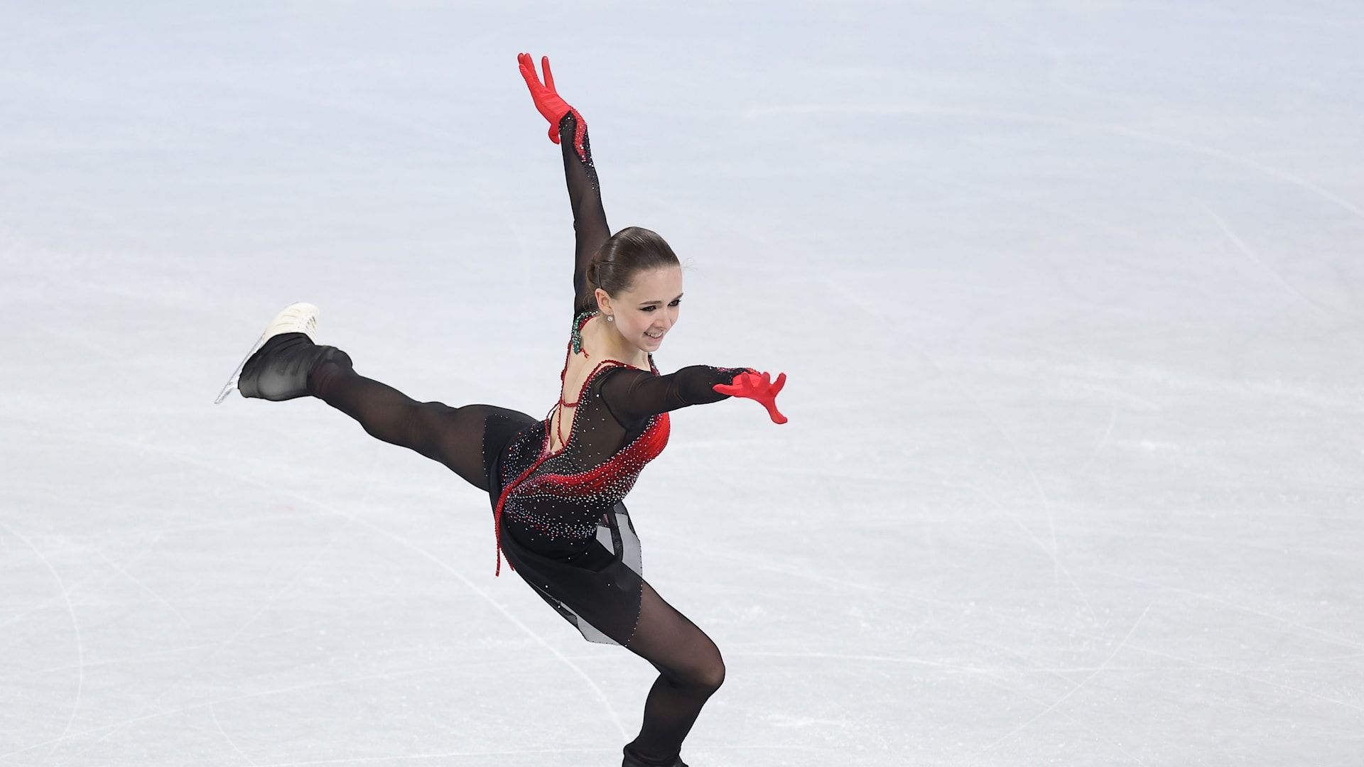 1920x1080 Figure Skating: The world is watching Kamila Valieva at Beijing and she knows it