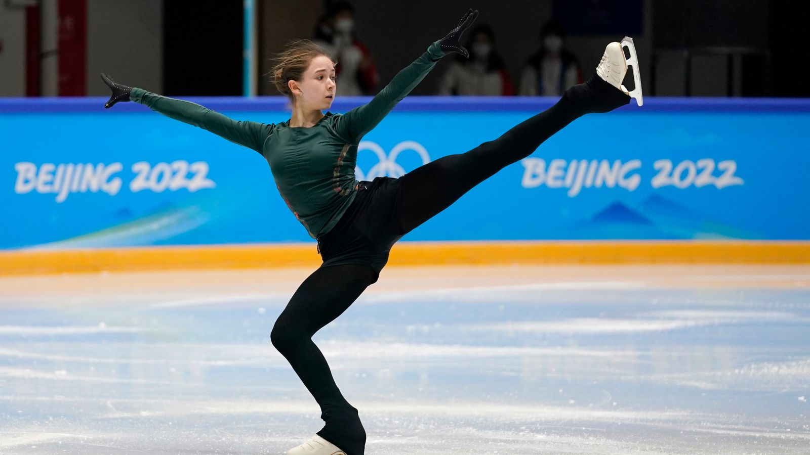 1600x900 Kamila Valieva: Russian star practices as usual at Beijing Olympics despite reports of positive drug test