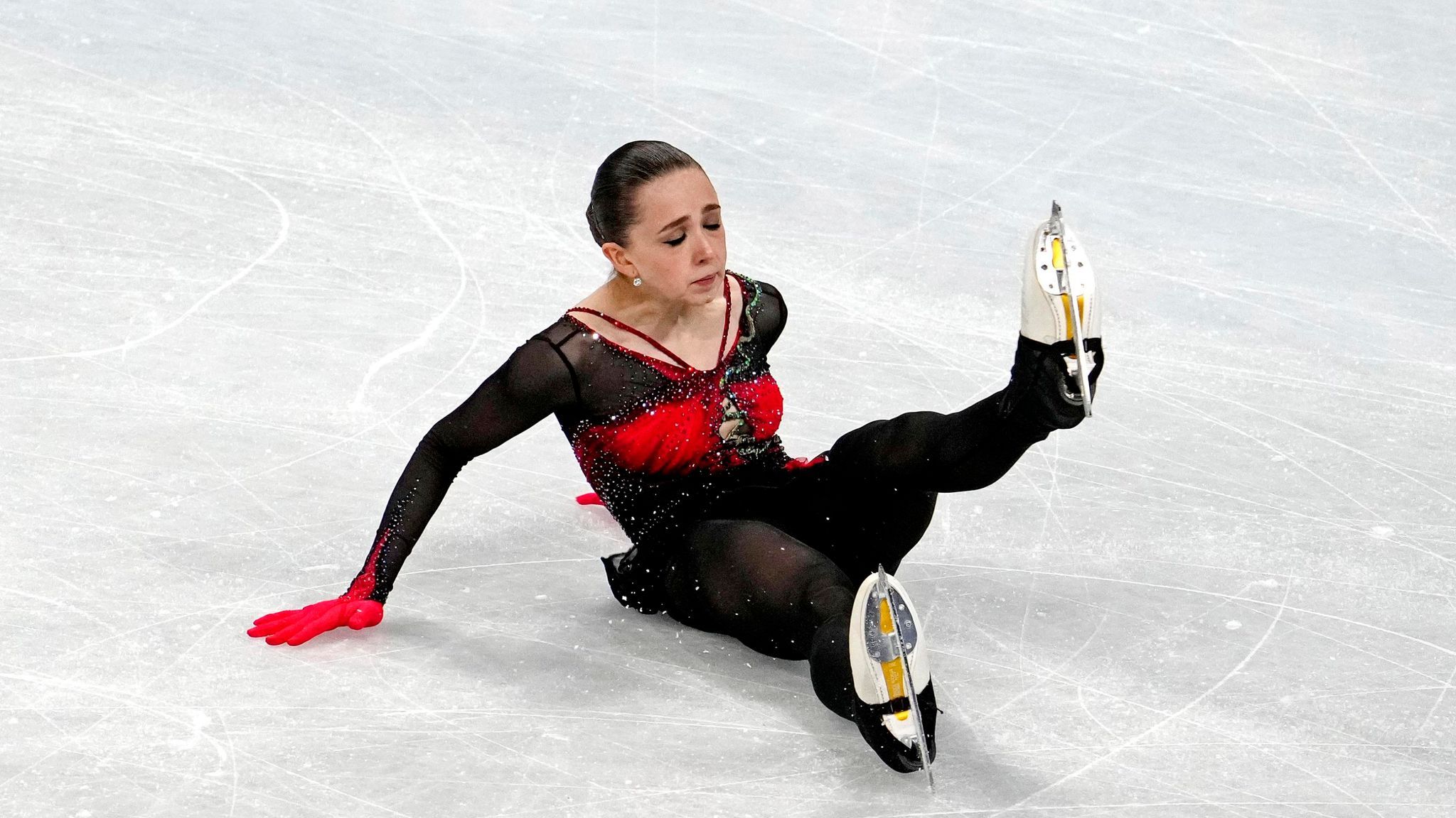 2048x1152 Kamila Valieva: Russian skater fails to win figure skating medal at Winter Olympics after doping row
