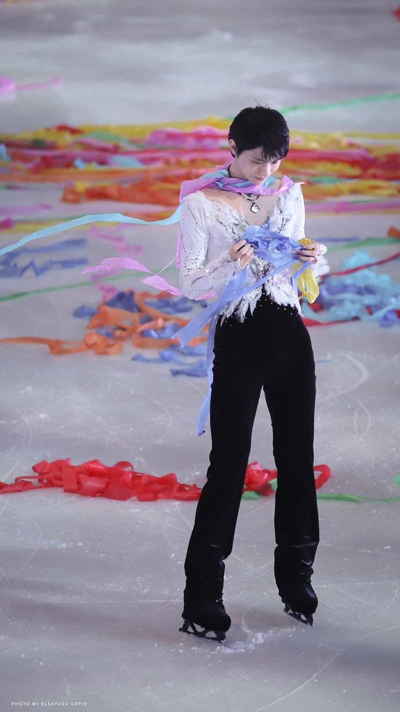 800x1422 Yuzuru Hanyu, ice, performance, skating, HD phone wallpaper