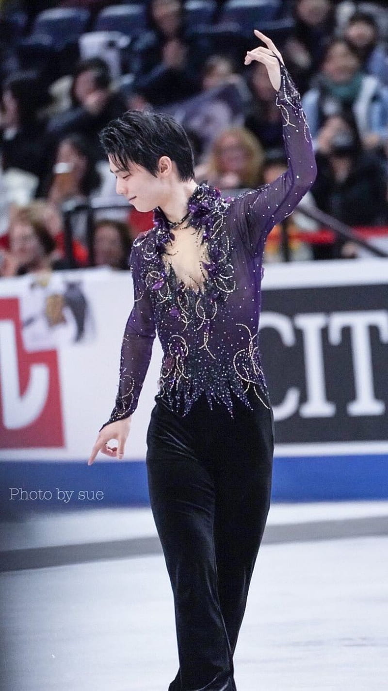 800x1423 Yuzuru, bonito, ice, performance, skating, HD phone wallpaper