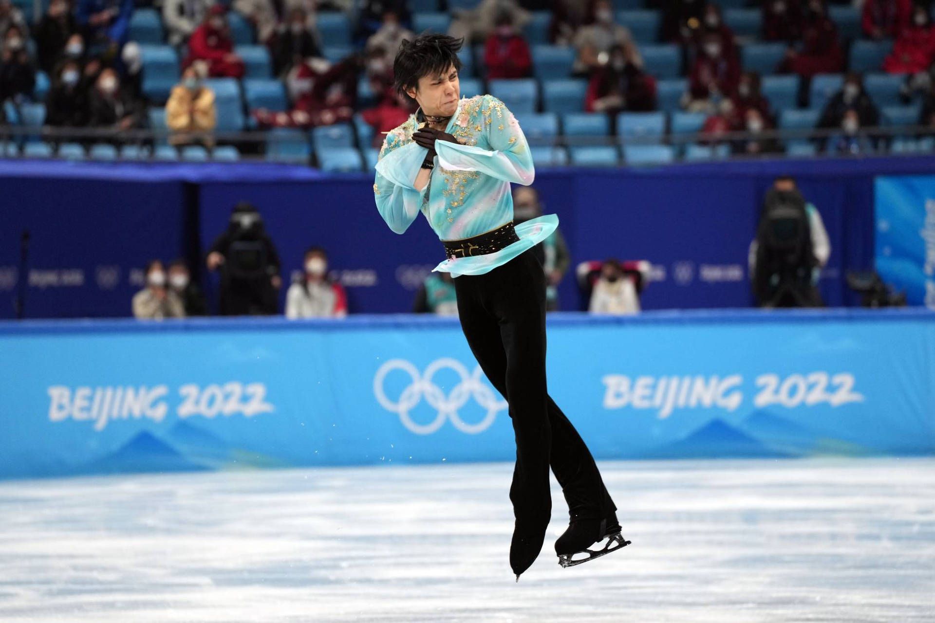 1920x1280 Download Japanese Figure Skating Star Yuzuru Hanyu At 2022 Olympics Wallpaper