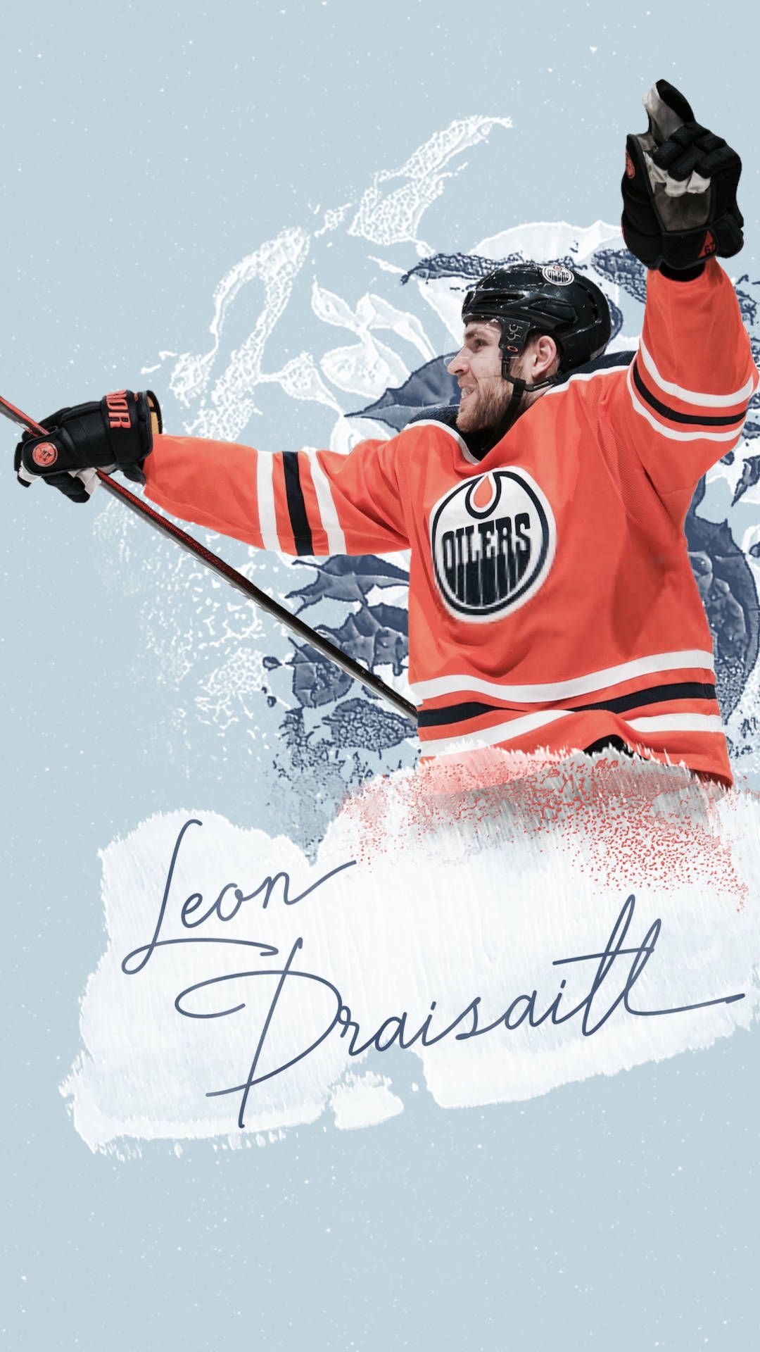 1080x1920 Download National Hockey League Leon Draisaitl Wallpaper