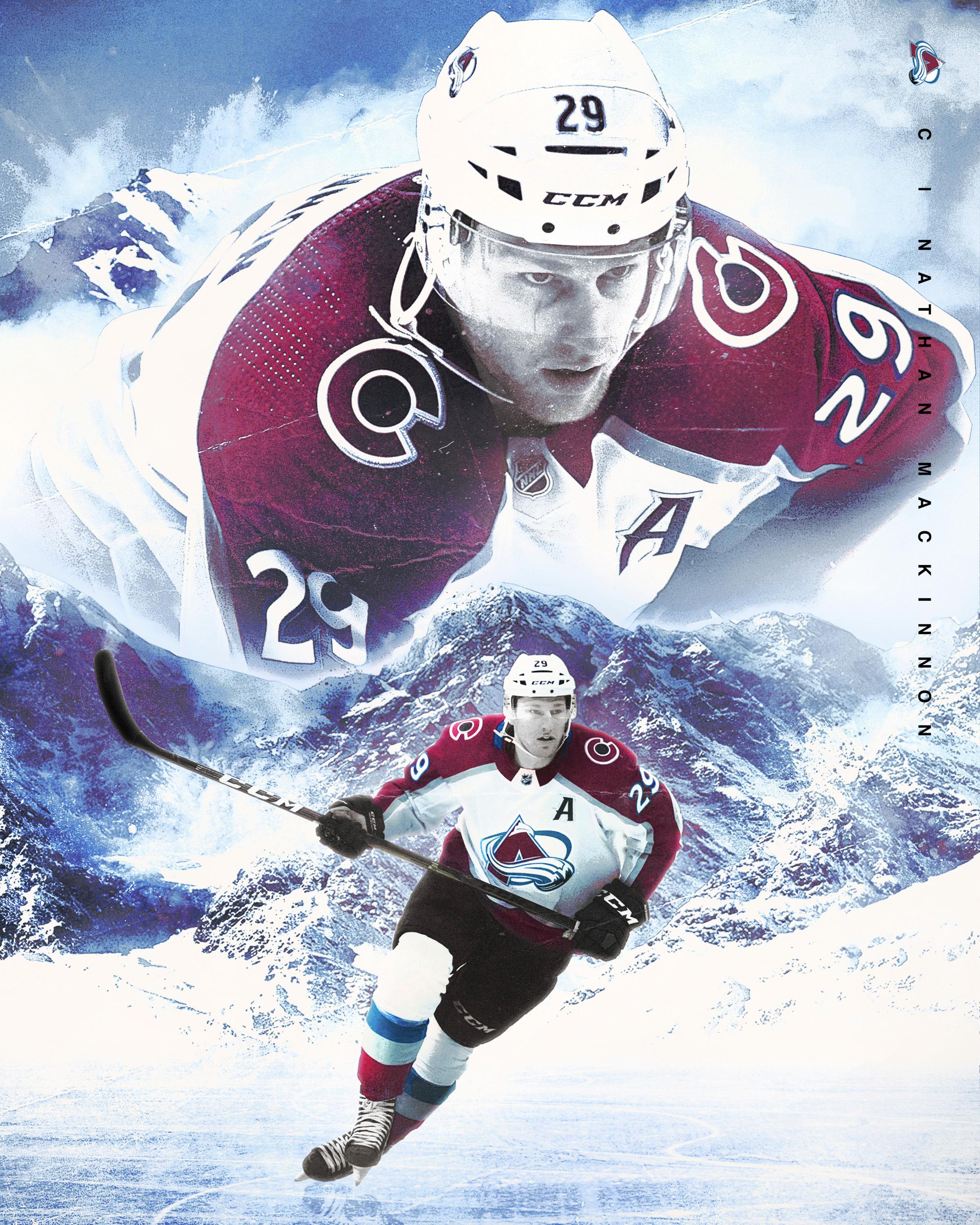 2400x3000 Nathan Mackinnon Poster. IG: Designed in Photohop