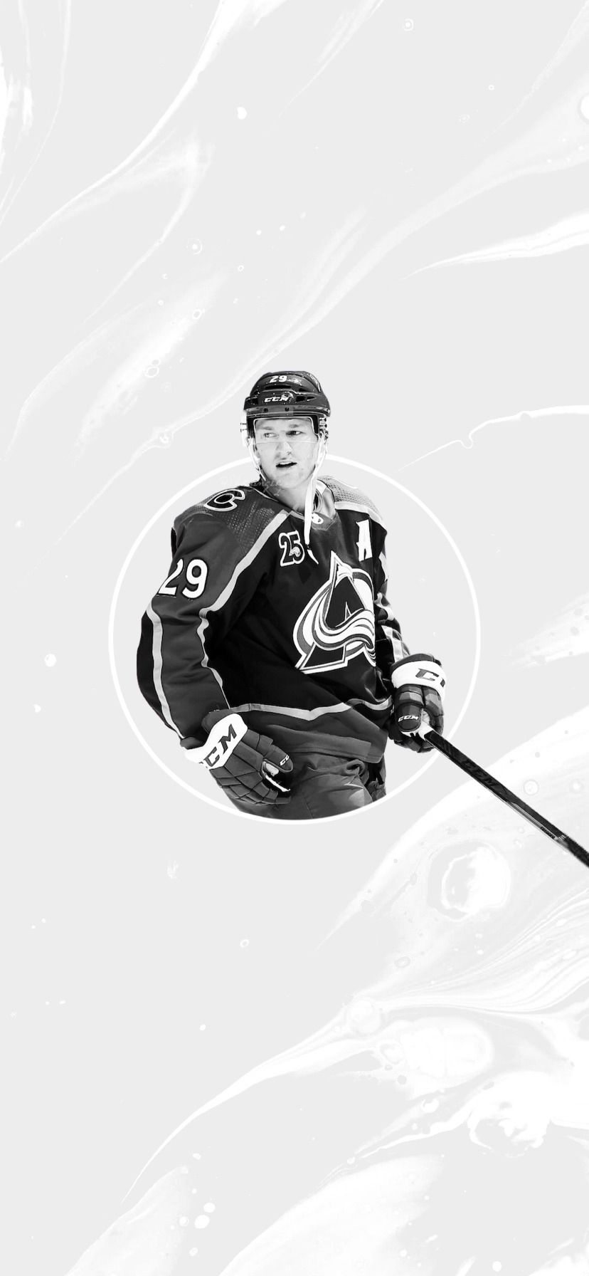 828x1792 wallpaper • nathan mackinnon + greyscale (iphone xr) Requested by anon Credits of the background' elements and style go to