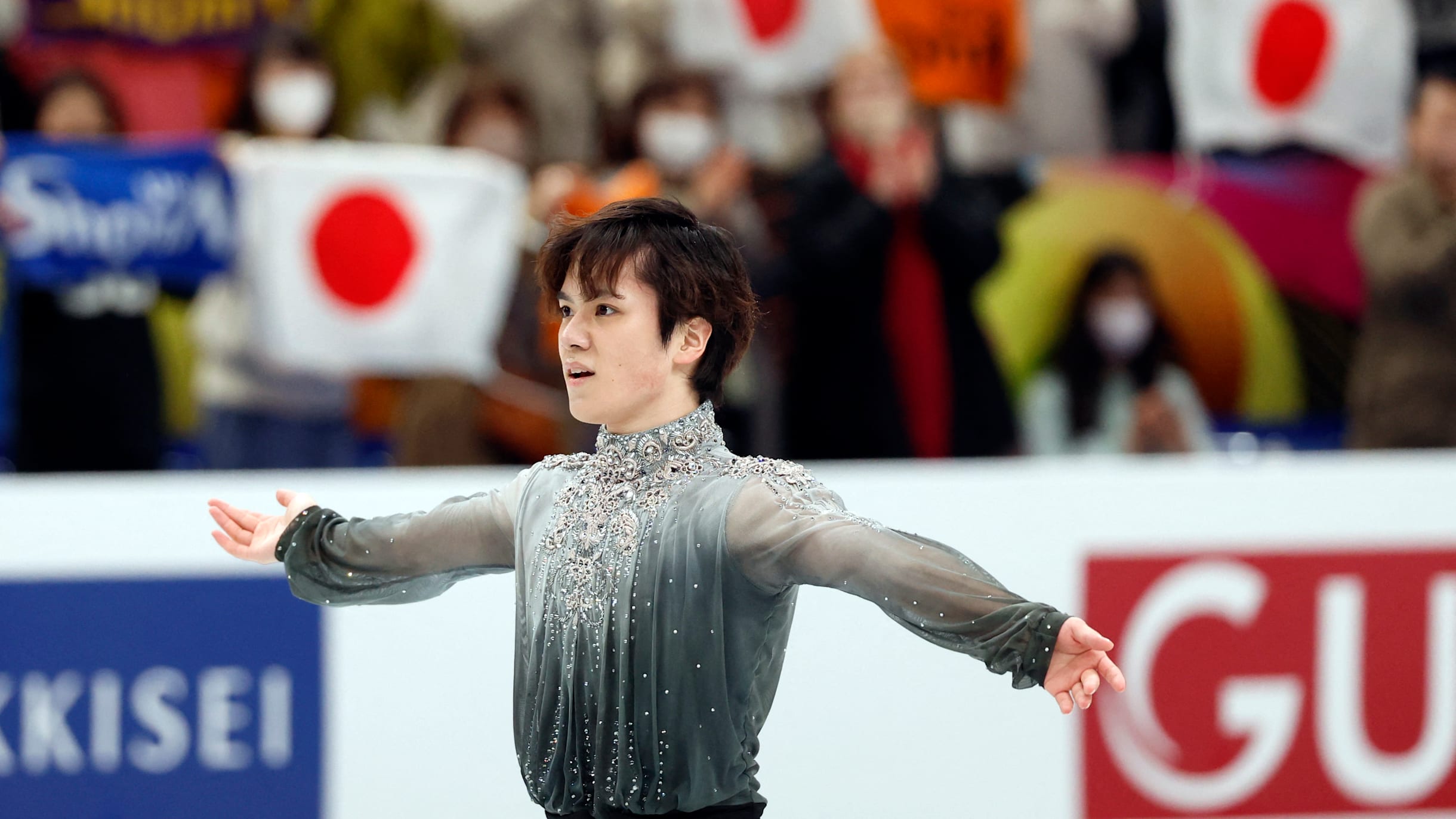 2440x1372 ISU World Figure Skating Championships 2023: Showman Uno Shoma repeats as world champion in front of Japanese crowd