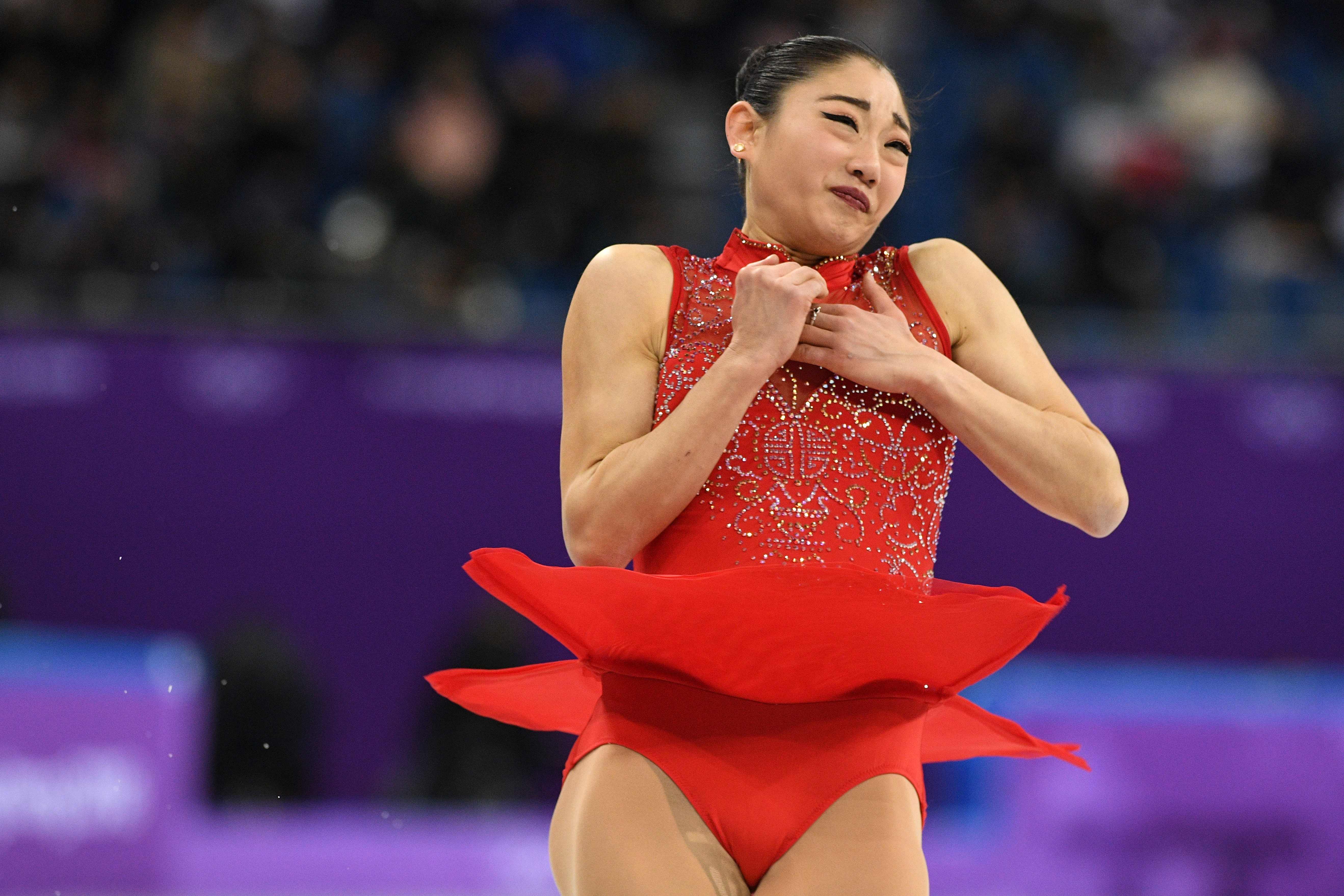 5274x3516 Olympic figure skater Mirai Nagasu was once an ice girl for the Colorado Avalanche