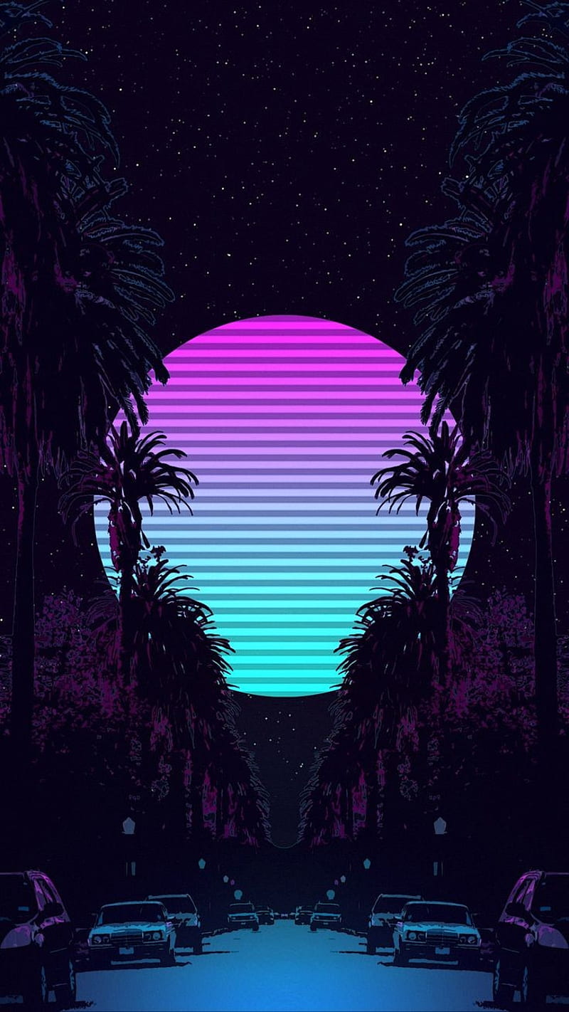 800x1422 Moon, aesthetic, urban, HD phone wallpaper