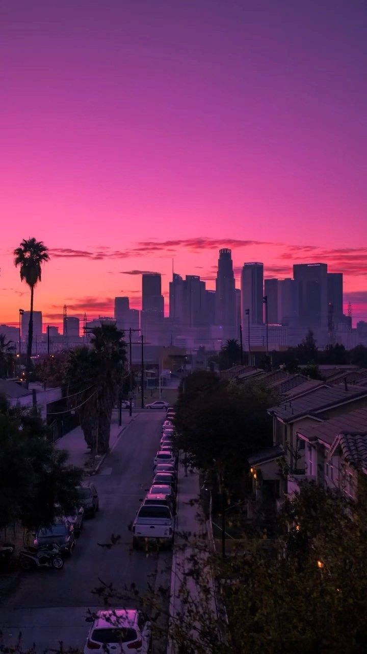 720x1280 Urban Sunset Wallpaper