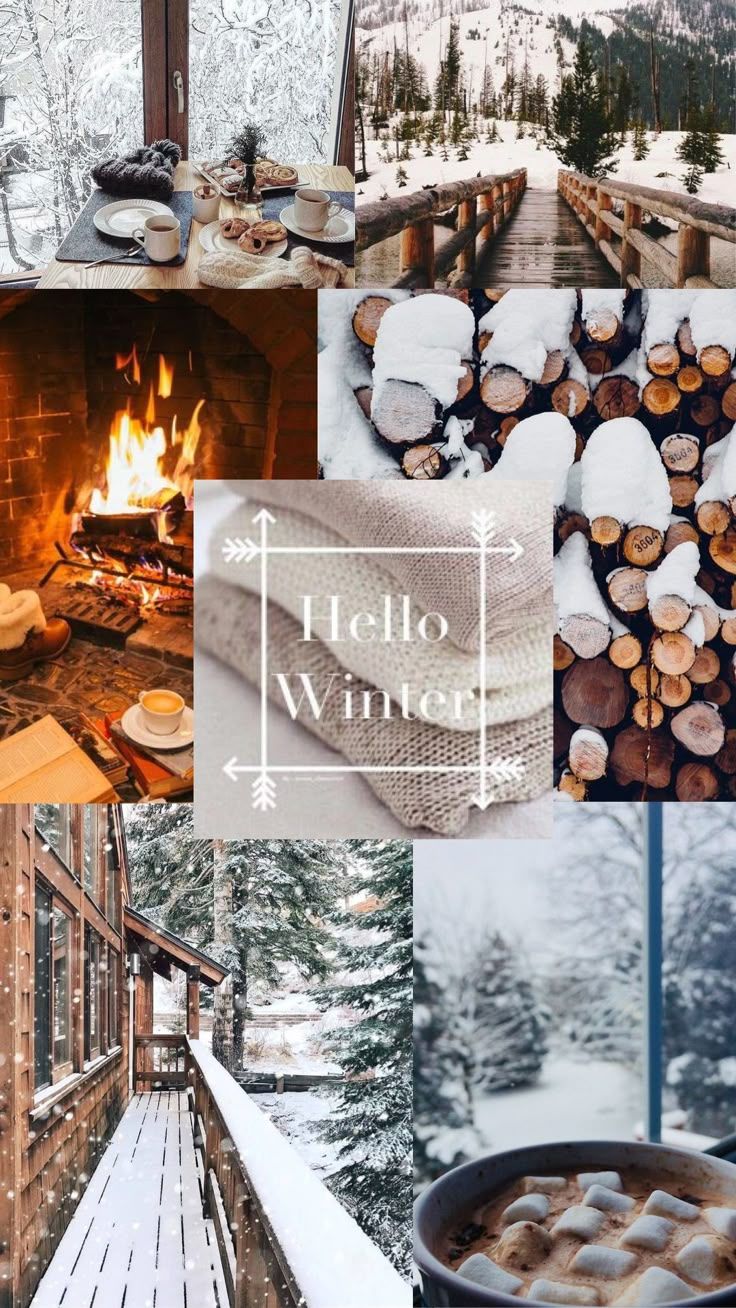 736x1308 Winter aesthetic phone wallpaper