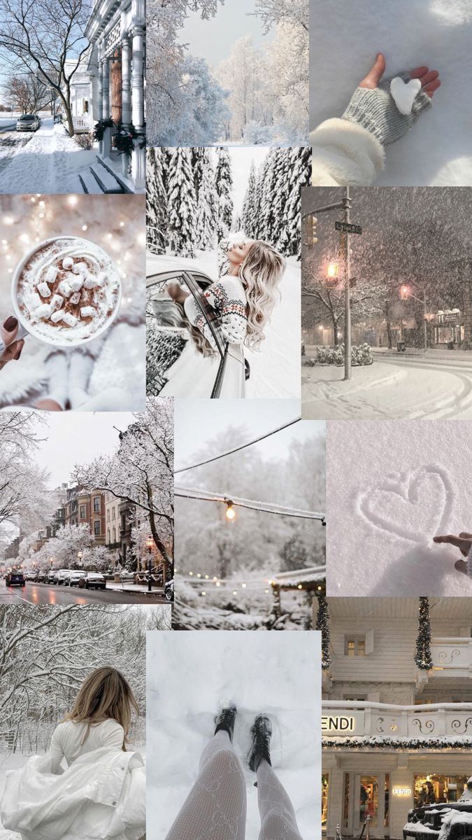 675x1200 White Winter Aesthetic Wallpaper