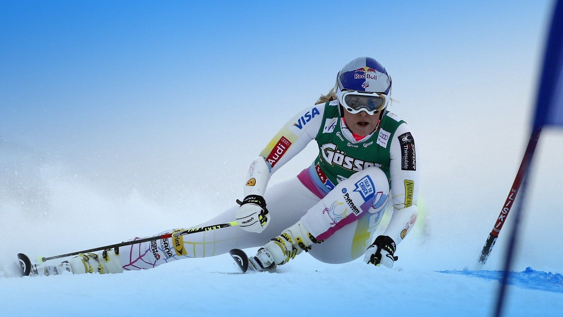 1920x1080 woman, Lindsey vonn, Ski Wallpaper HD / Desktop and Mobile Background