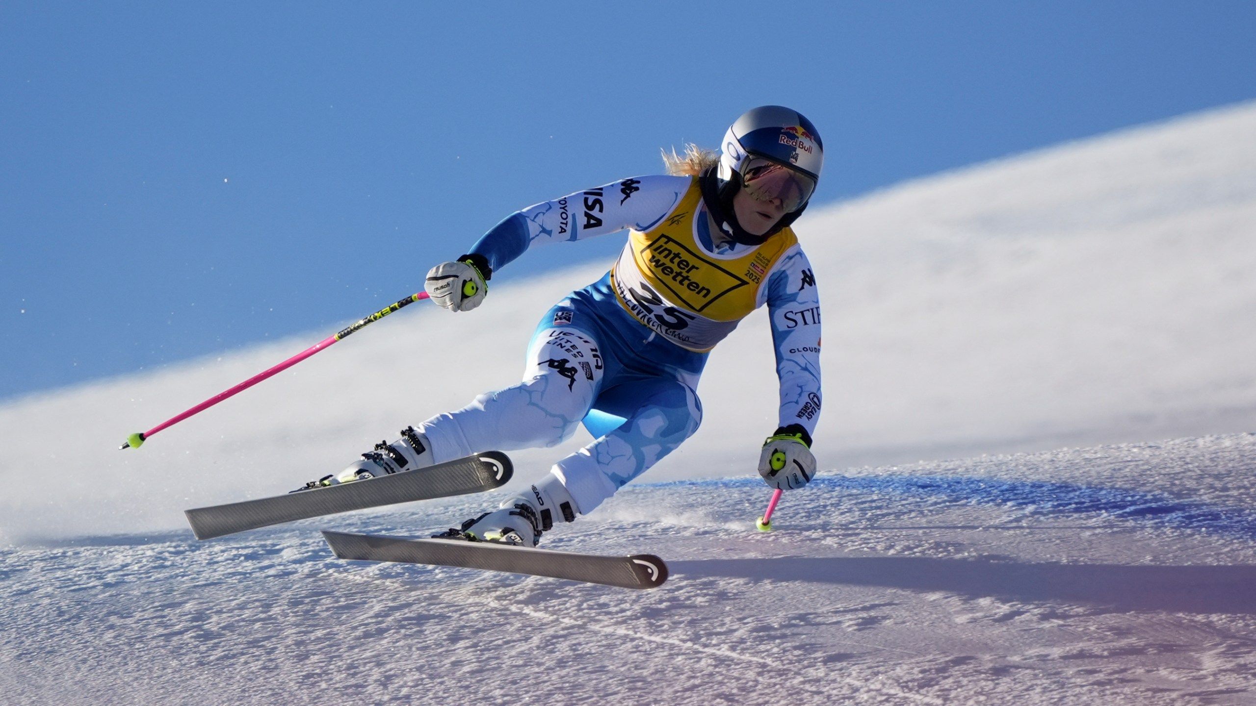 2560x1440 Lindsey Vonn feeling sick with 'a cold or the flu' on the eve of her opening event at skiing worlds