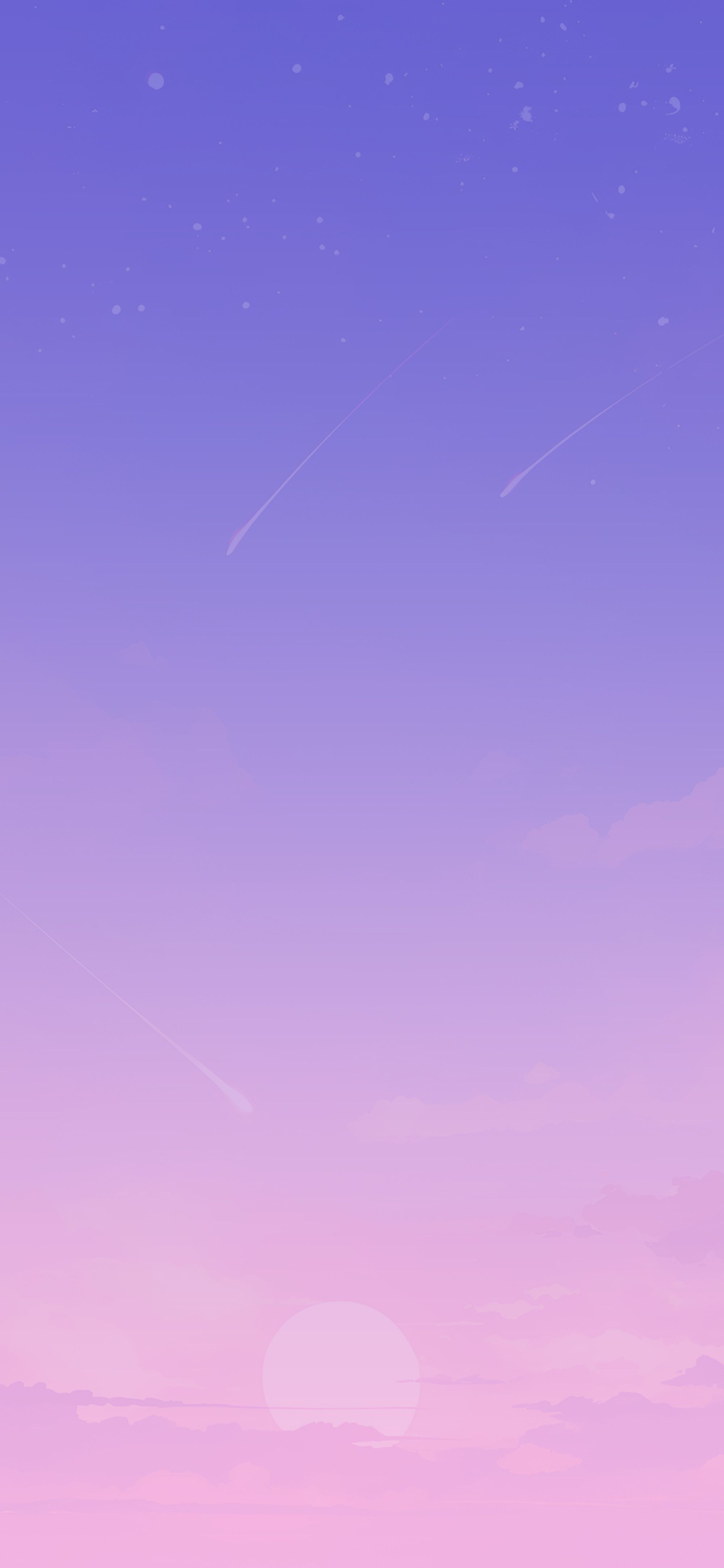 2000x4329 Purple Sky Aesthetic Light Wallpaper Nature Wallpaper