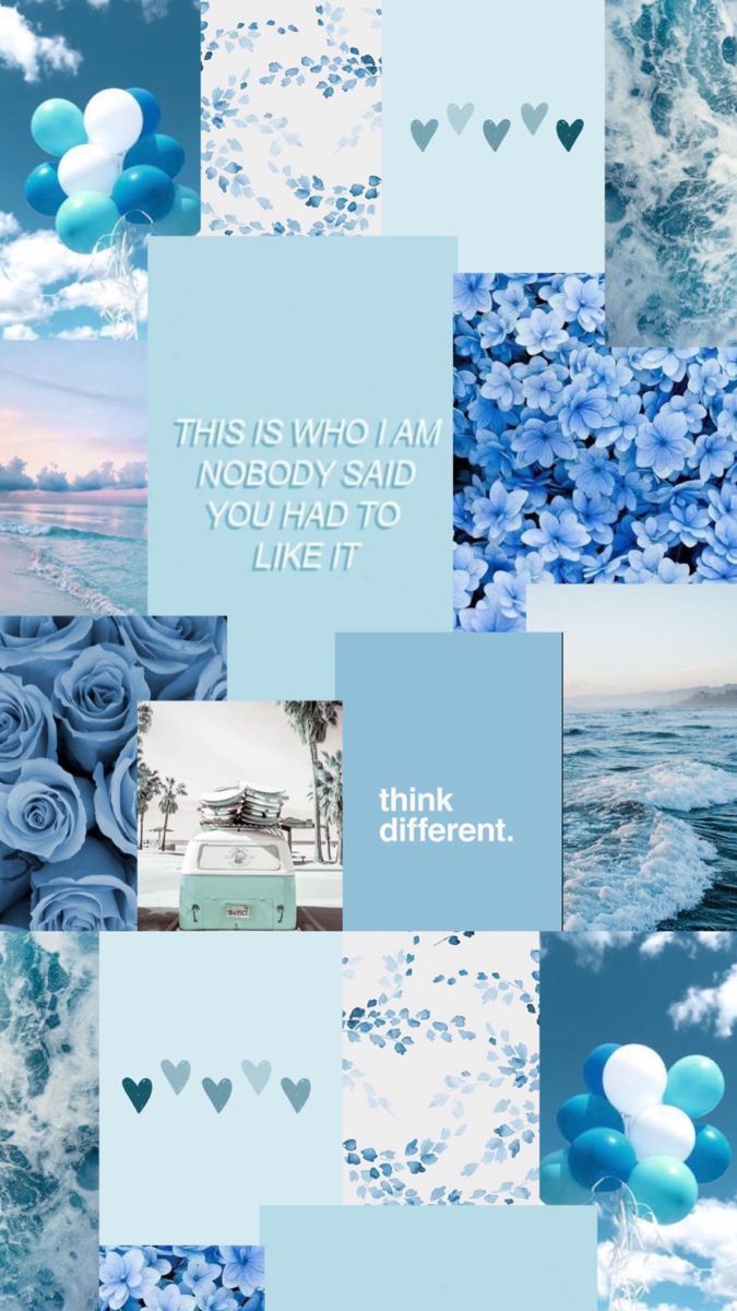 675x1200 Light blue aesthetic wallpaper