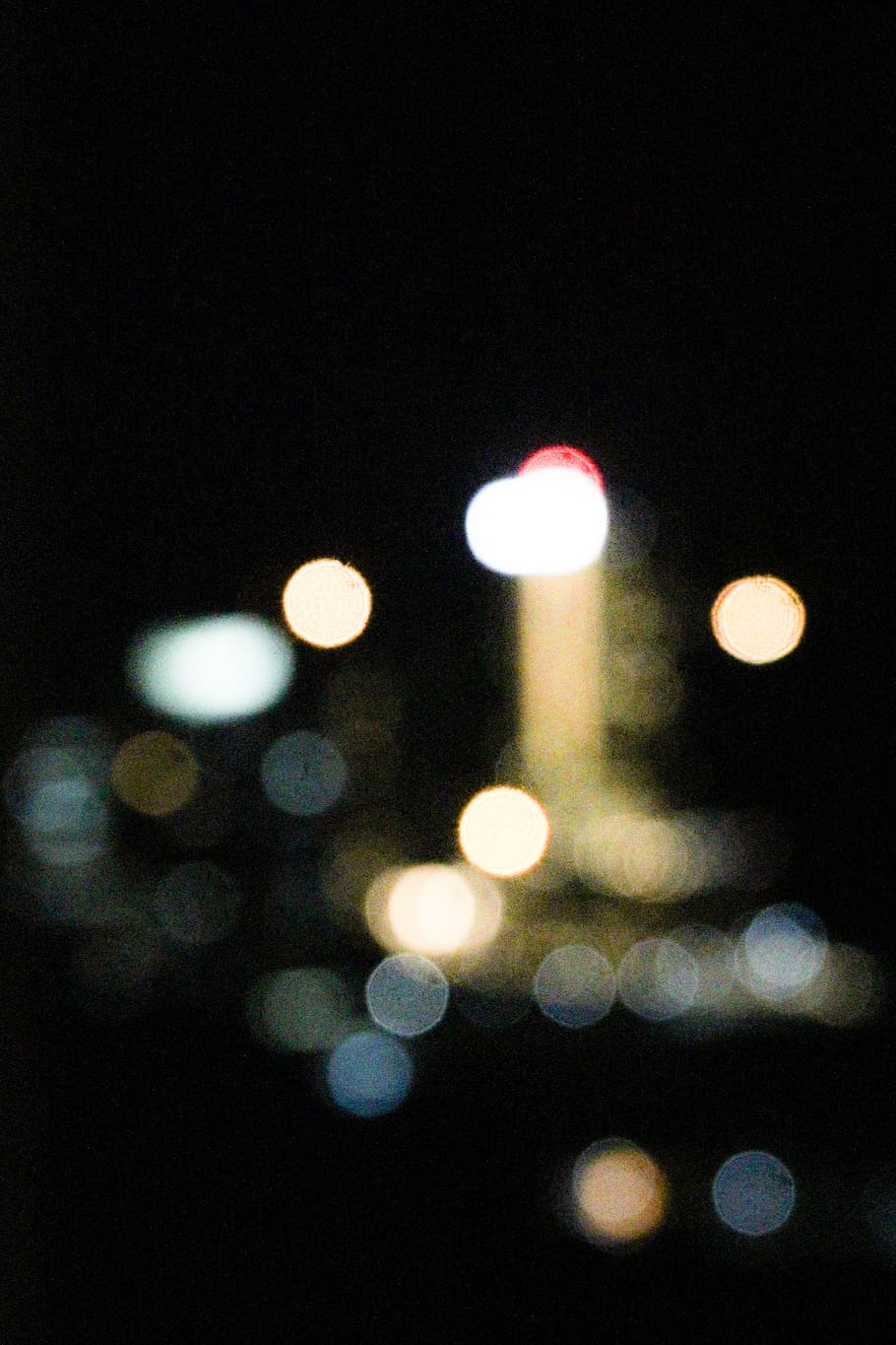 910x1365 bokeh, impressionism, aesthetic, lights, city, blur, fantasy, night