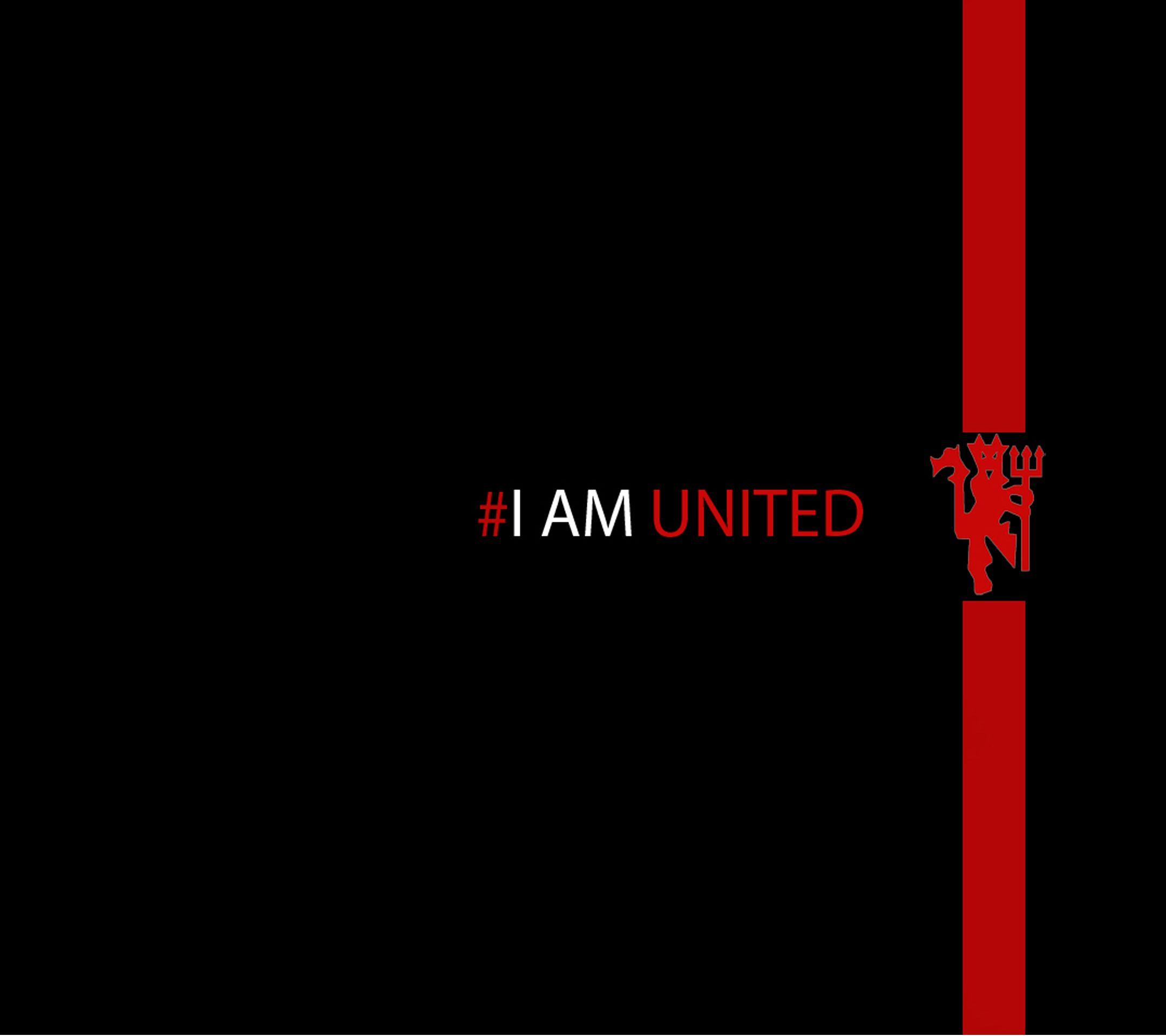 2160x1920 Manchester United Wallpaper Black