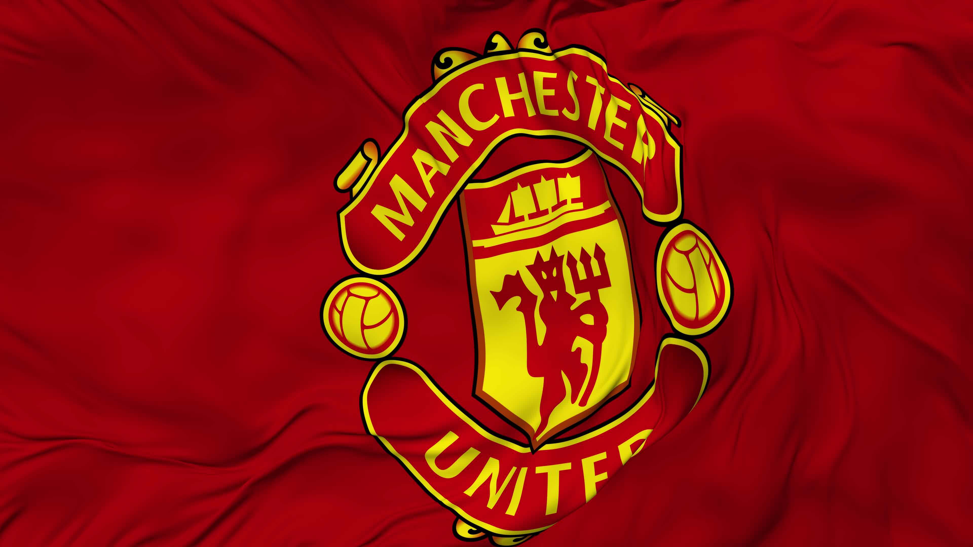 3840x2160 Manchester United Wallpaper 4K, Flag, Football club