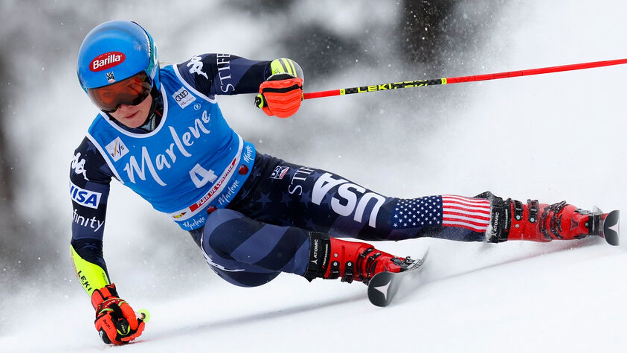 2048x1152 Mikaela Shiffrin claims record 83rd women's World Cup victory to eclipse fellow American Lindsey Vonn