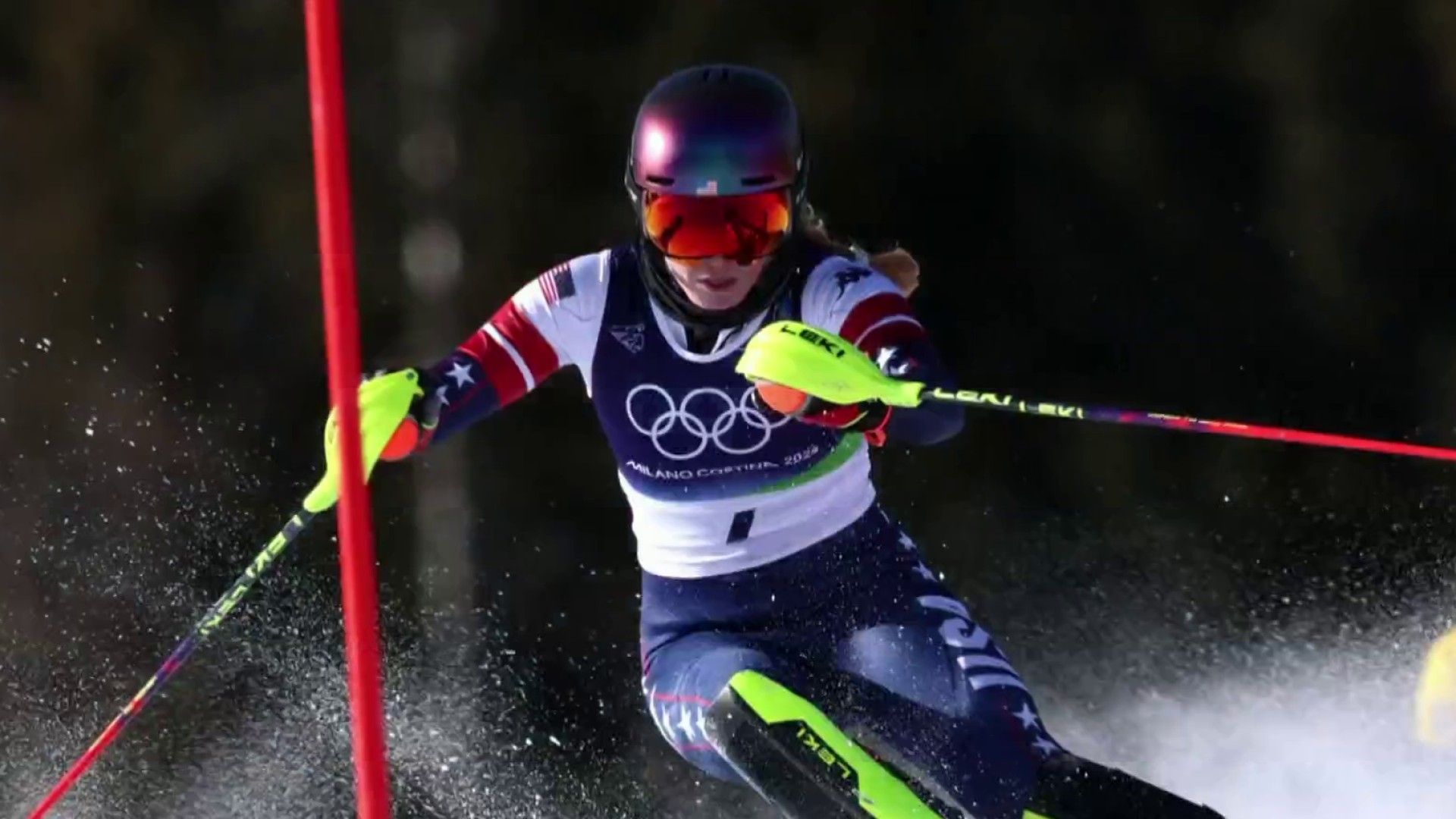 1920x1080 Skier Mikaela Shiffrin wins gold in slalom