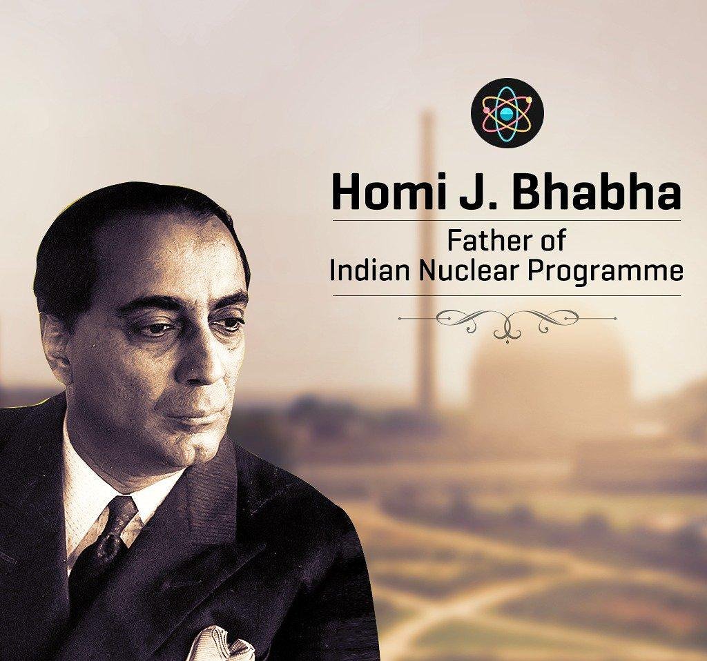 1024x958 Tributes to the pioneer of Indian Nuclear Program, Shri Homi J Bhabha for his invaluable contribution in nuclear physics on his birth anniversary. #HomiJBhabha