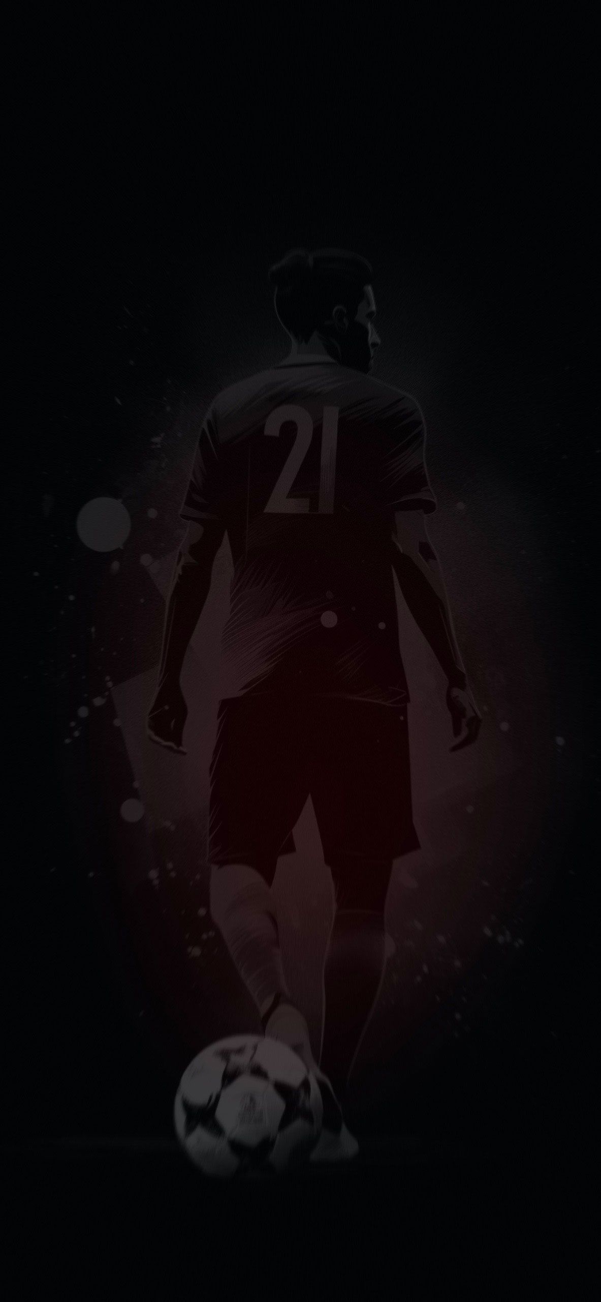 1183x2560 Black Soccer Wallpaper HD Aesthetic Soccer Wallpaper