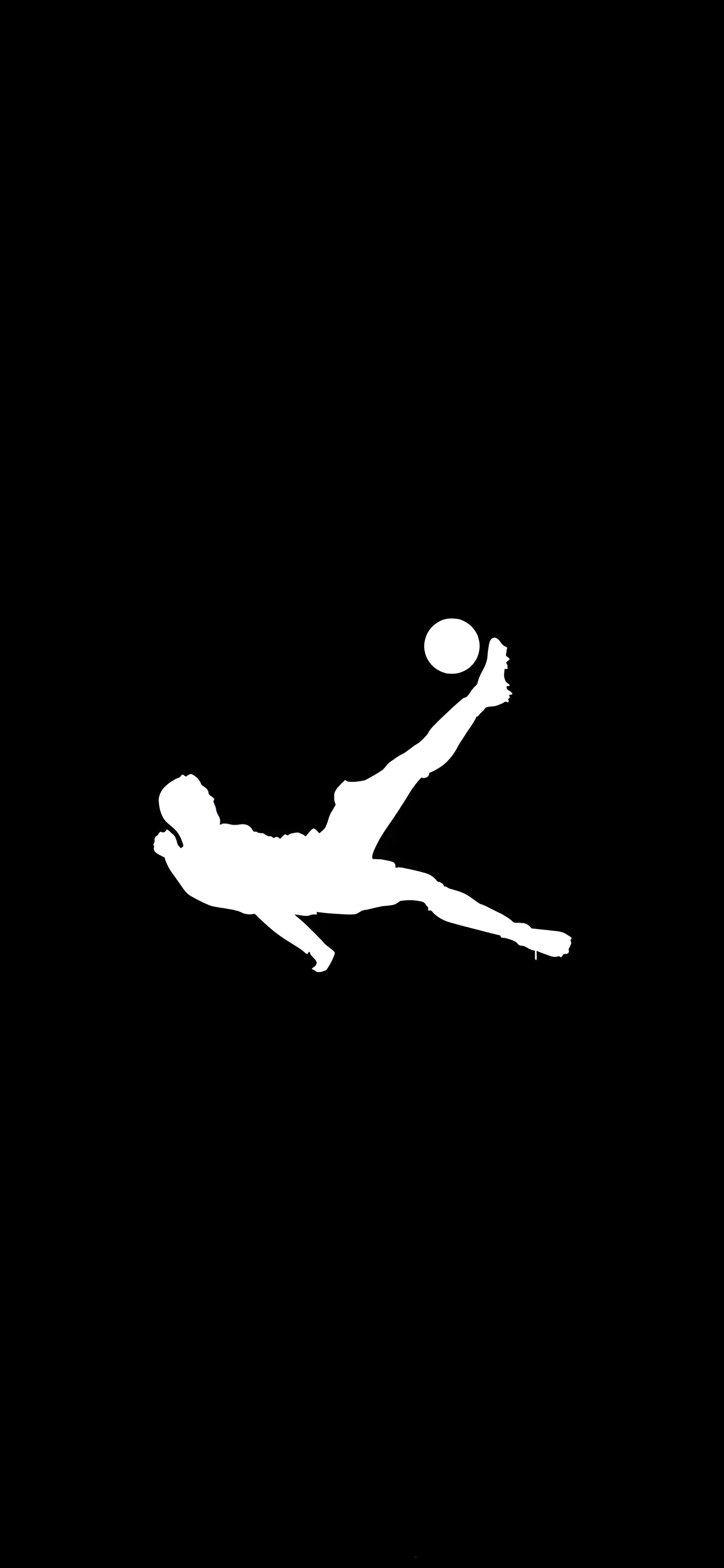 2000x4329 Soccer Strike Silhouette Wallpaper Sports Art Wallpaper 4K