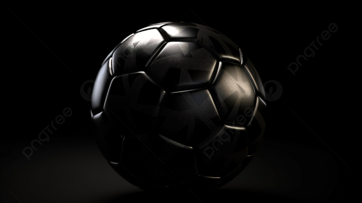 1200x673 Stunning 3D Football Illustration Soccer Ball In Striking Black Background, Football Ball, Gol, Soccer Ball Background Image And Wallpaper for Free Download