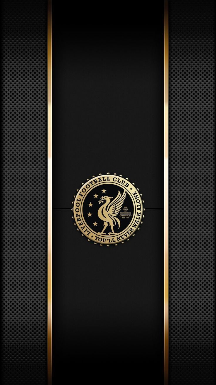 736x1308 LFC Wallpaper and Gold Emblem Background
