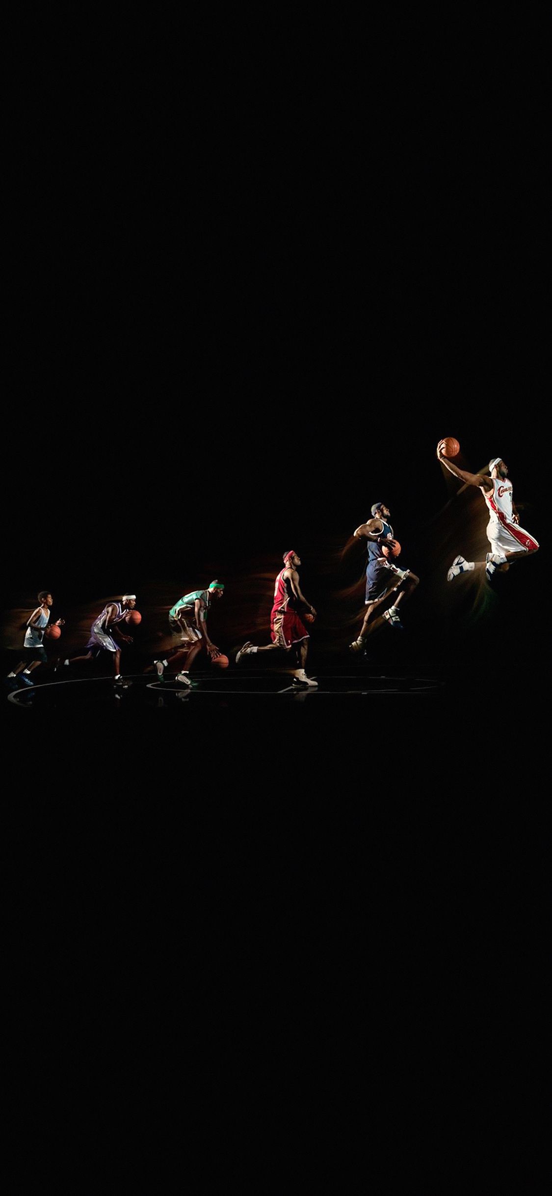 1125x2436 iPhone X wallpaper. lebron james nba basketball sports dark art
