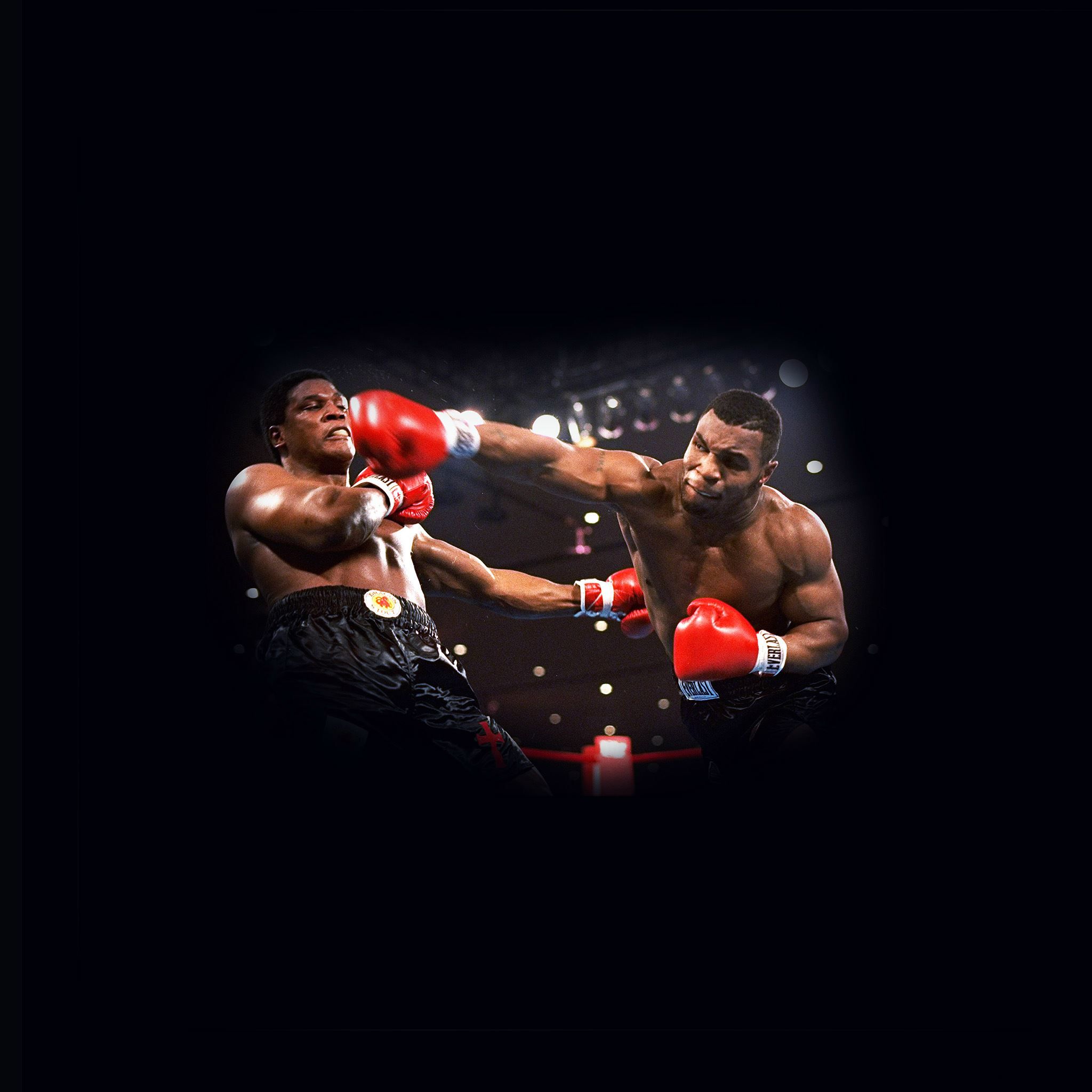 2048x2048 Boxing Mike Tyson Sports Dark iPad Air Wallpaper Free Download