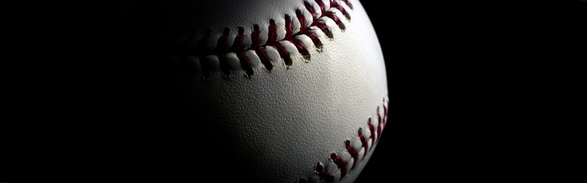 1920x600 HD Wallpaper of a Classic Baseball for Sports Enthusiasts