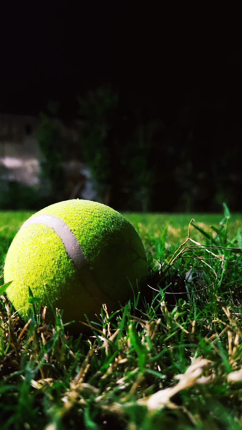 800x1422 Esports, ball, dark, night, racket, samsung, sport, stylish, tennis, HD phone wallpaper