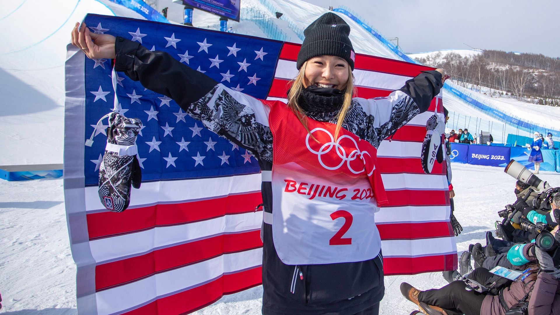 1920x1080 Chloe Kim Says Injured Shoulder 'feeling Good' To Complete Halfpipe Three Peat