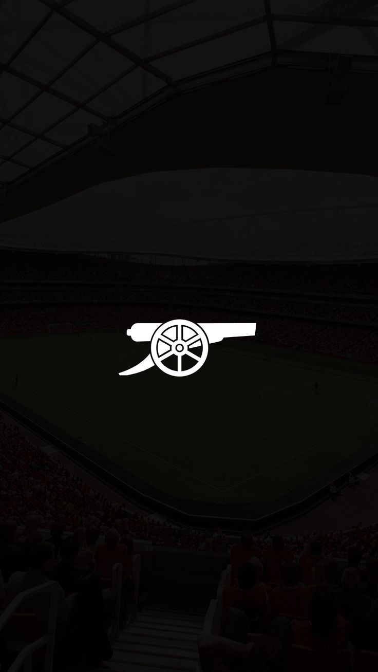 736x1308 Arsenal Black Wallpaper