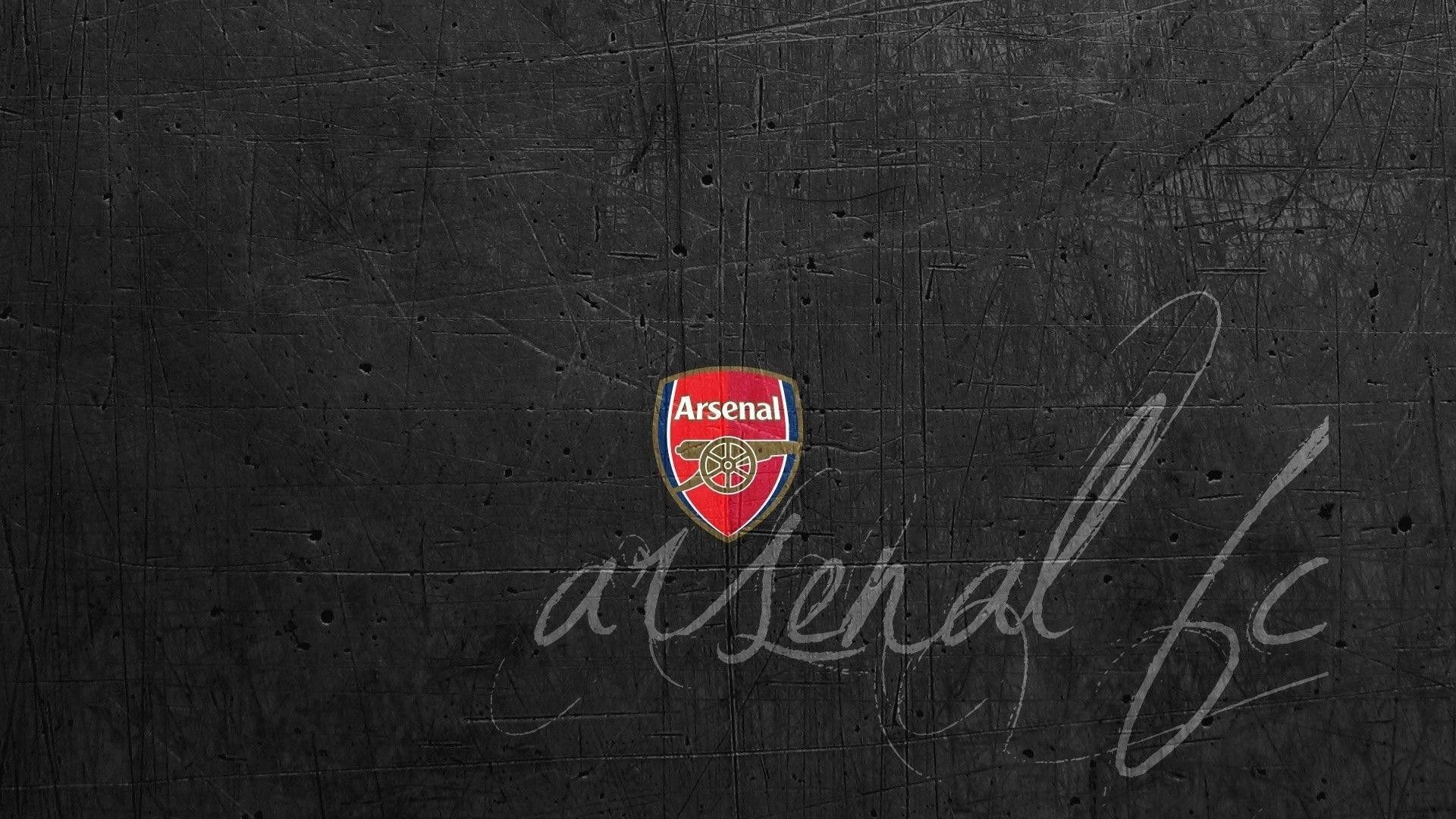 1920x1080 Arsenal Logo In Black Background HD Arsenal Wallpaper