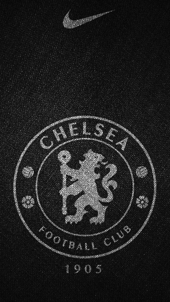 675x1200 Chelsea FC Logo on Dark Purple Background