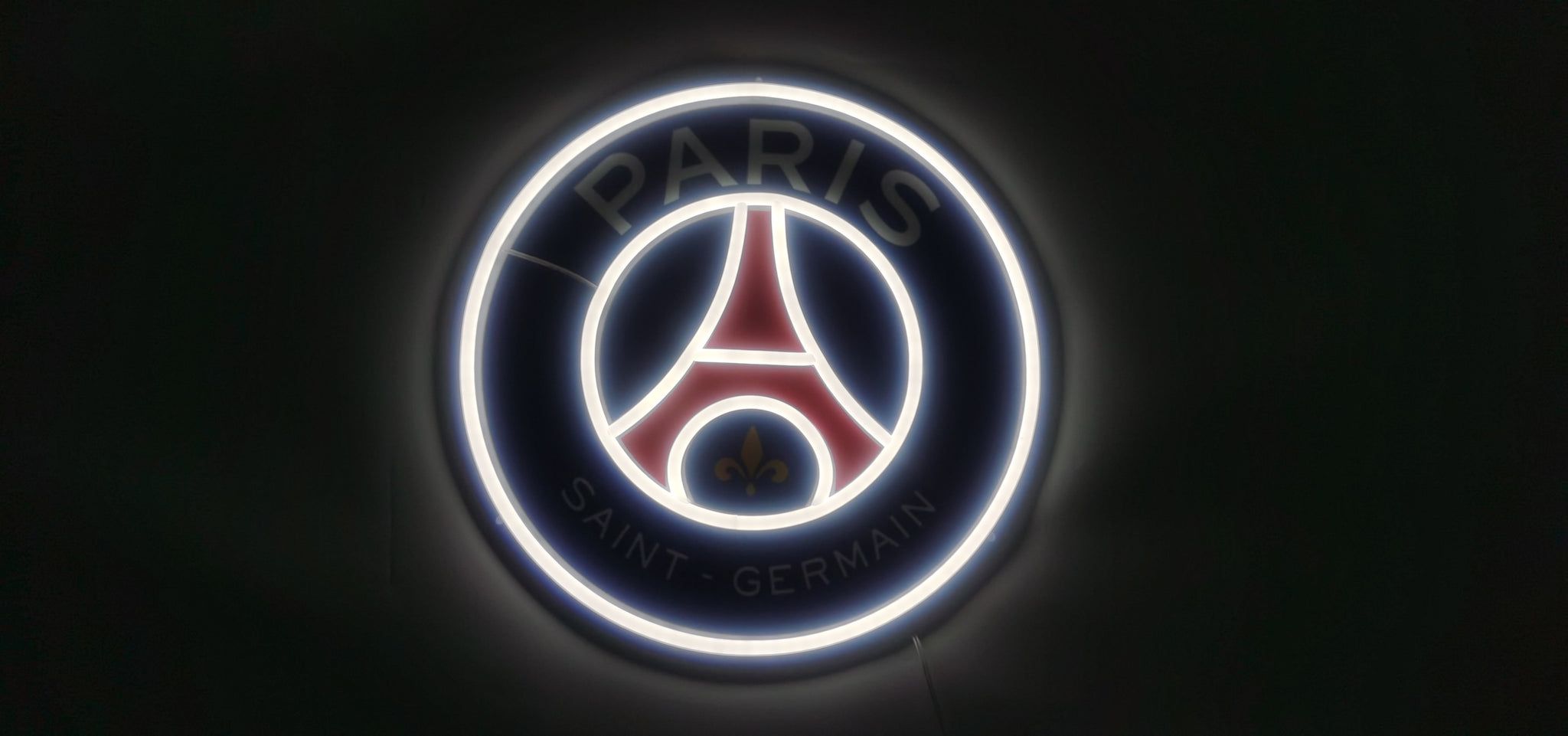 2048x961 Paris Saint Germain Neon Sign