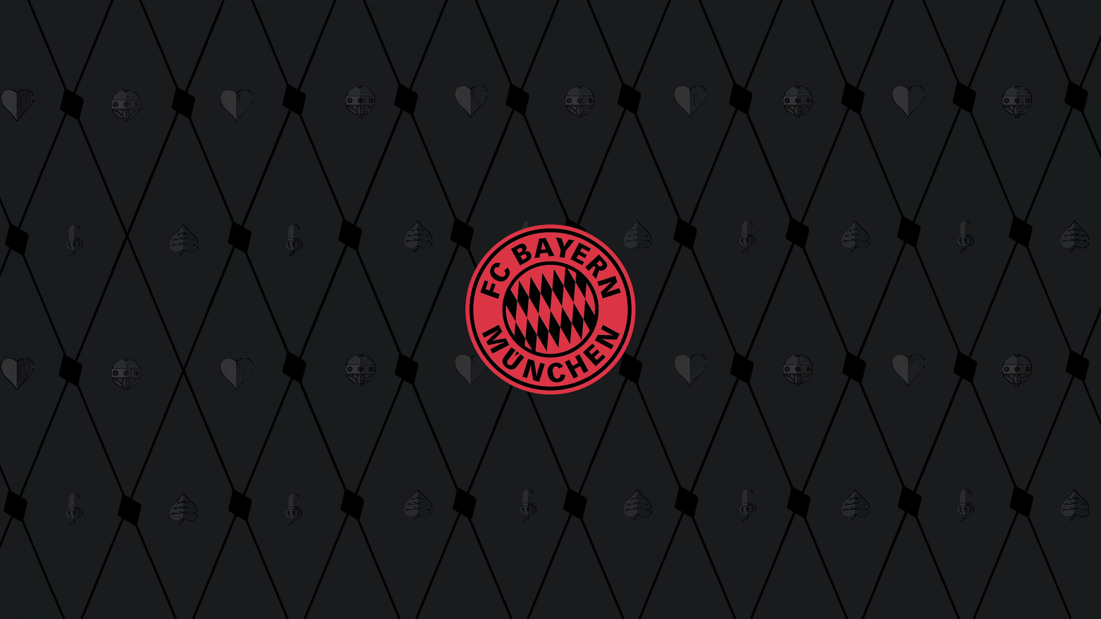 3840x2160 FC Bayern Munich Wallpaper 4K, Dark background, 5K