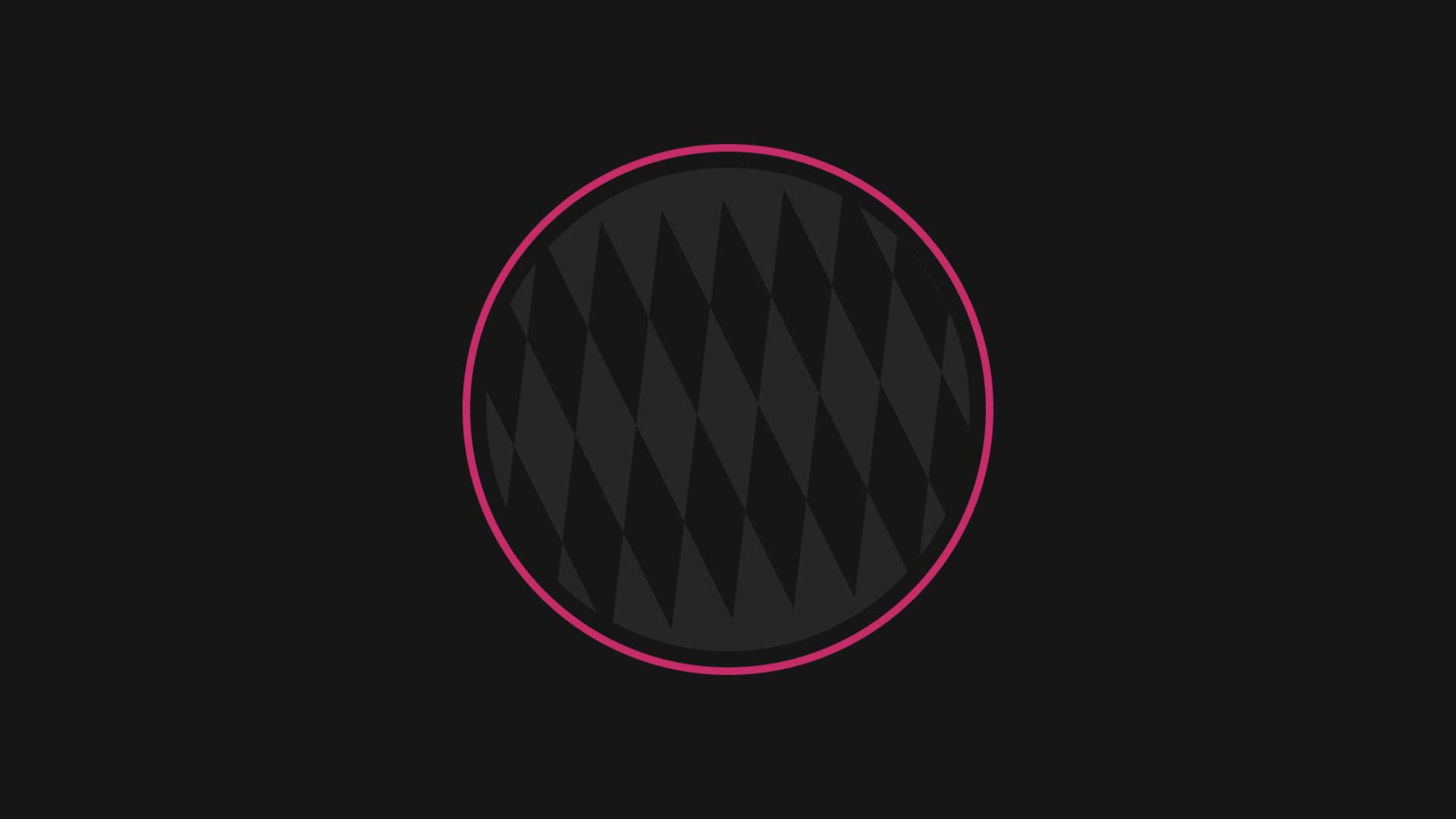 1920x1080 Download Bayern Munich Dark Minimalist Logo Wallpaper