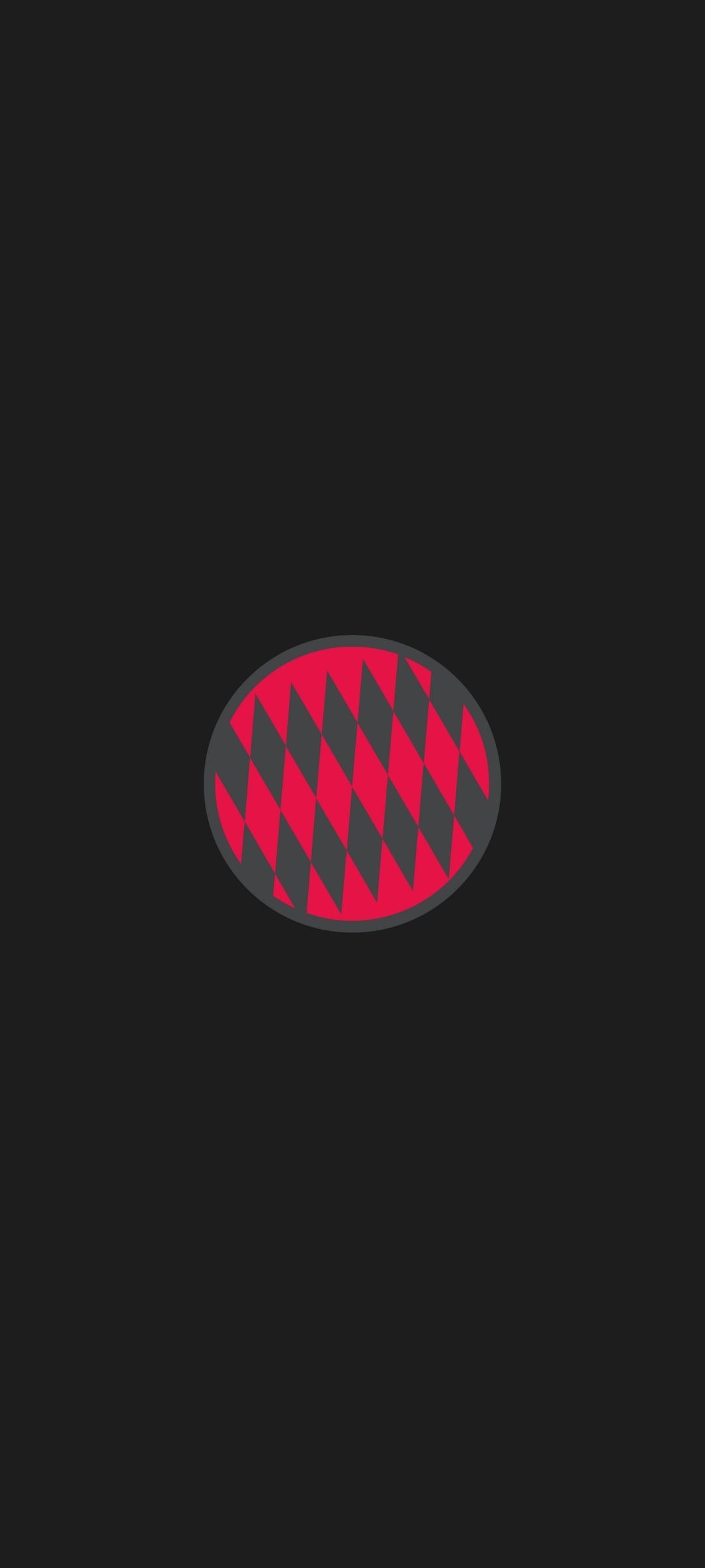 1080x2400 A minimalistic Bayern Munich logo for the fans