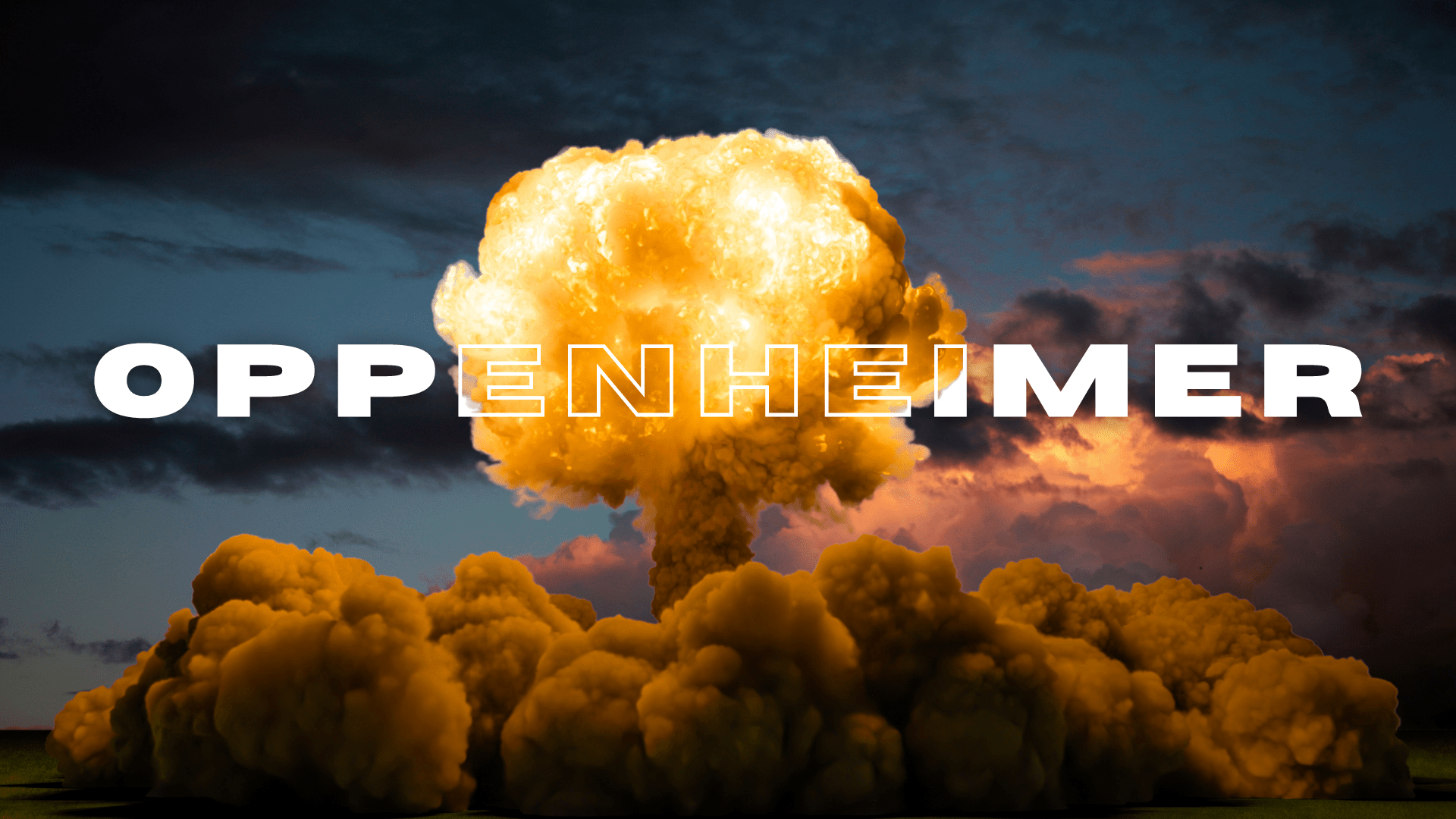 1920x1080 J. Robert Oppenheimer: The Atomic Architect of Power and Destruction.