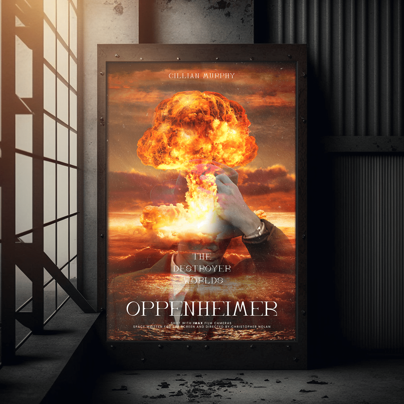 1400x1400 Oppenheimer Movie unofficial poster - Behance