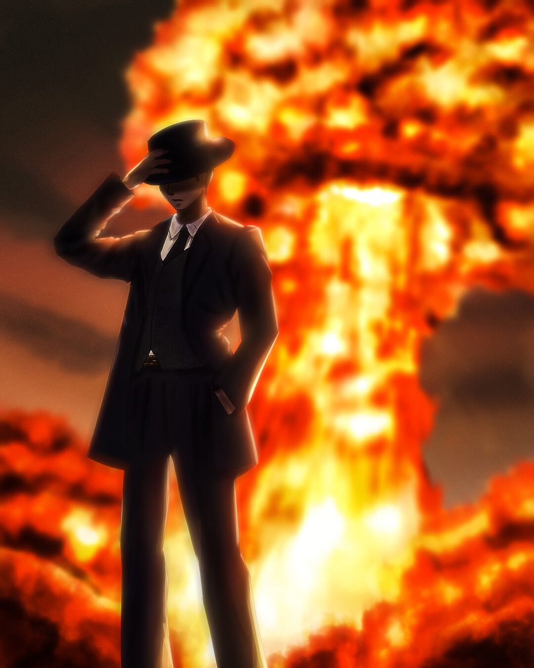 1080x1350 Oppenheimer Anime Art