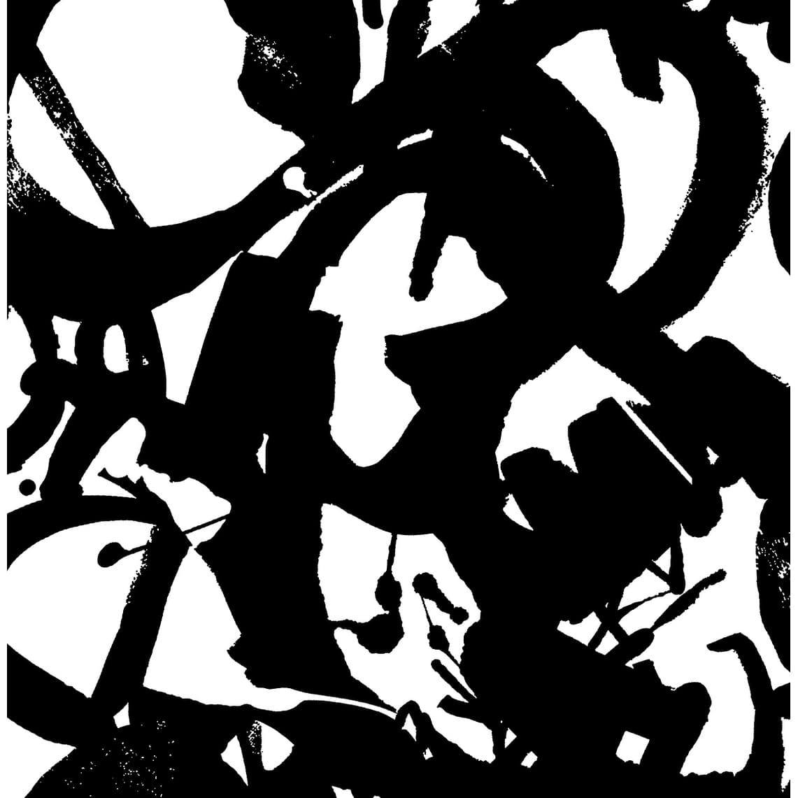 1141x1141 NextWall Inkblot Peel and Stick Onyx Wallpaper