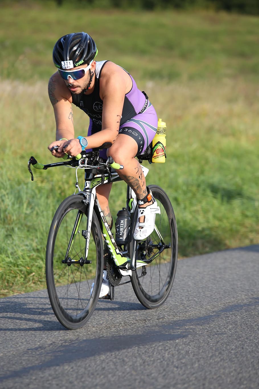 910x1365 HD wallpaper: sport, triathlon, cycling, running, swim, sporting