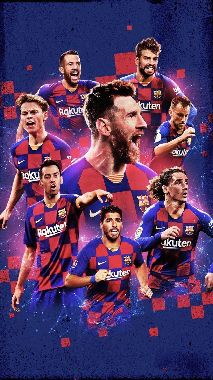 690x1227 Barcelona##Messi##Griezmann#. Lionel messi wallpaper, Barcelona