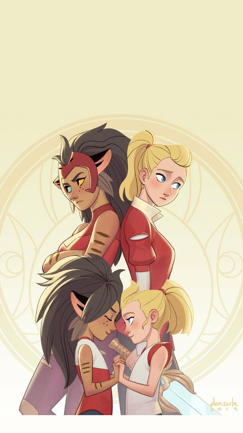 800x1422 Adora And Catra, Cartoon, Cute, Princess Of Power, She Ra, HD Phone Wallpaper