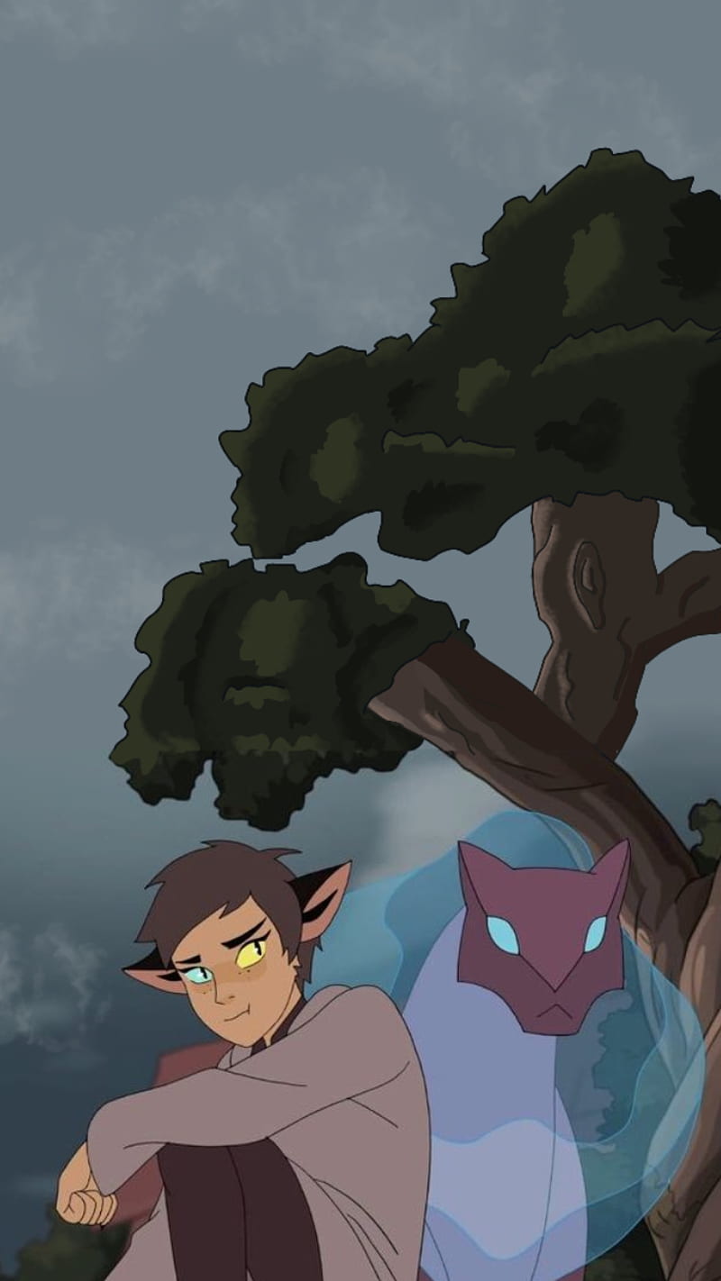 800x1422 Catra And Melog, Cartoon, She Ra, Shera, HD Phone Wallpaper