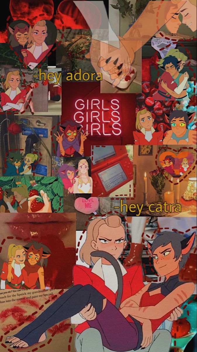 674x1200 Catra x Adora aesthetic wallpaper